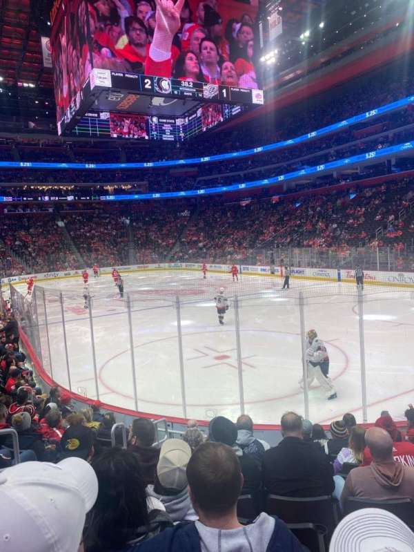 Little Caesars Arena, section: 117, row: 8, seat: 9
