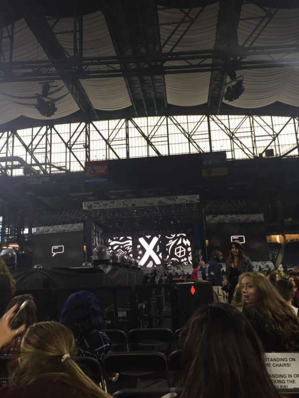 Ford Field, section: Floor K, row: 34, seat: 16