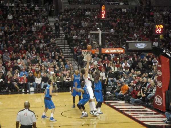 Moda Center, section: 122, row: J, seat: 14