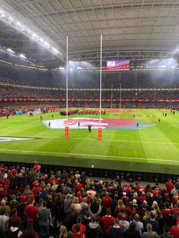 Principality Stadium, section: N2, row: 2, seat: 25