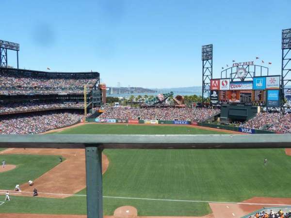 Oracle Park, section: VB304, row: A, seat: 15