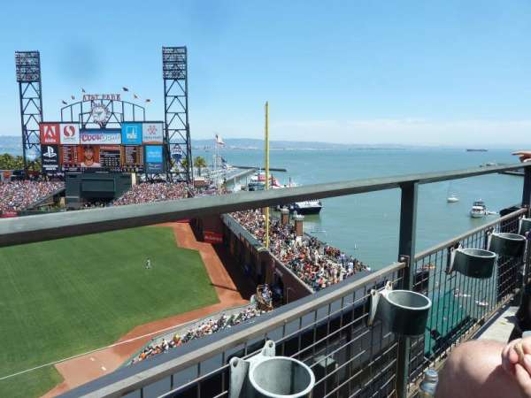 Oracle Park, section: VB304, row: A, seat: 15
