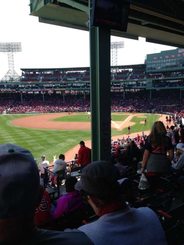 Fenway Park, section: Grandstand 33, row: 9, seat: 7