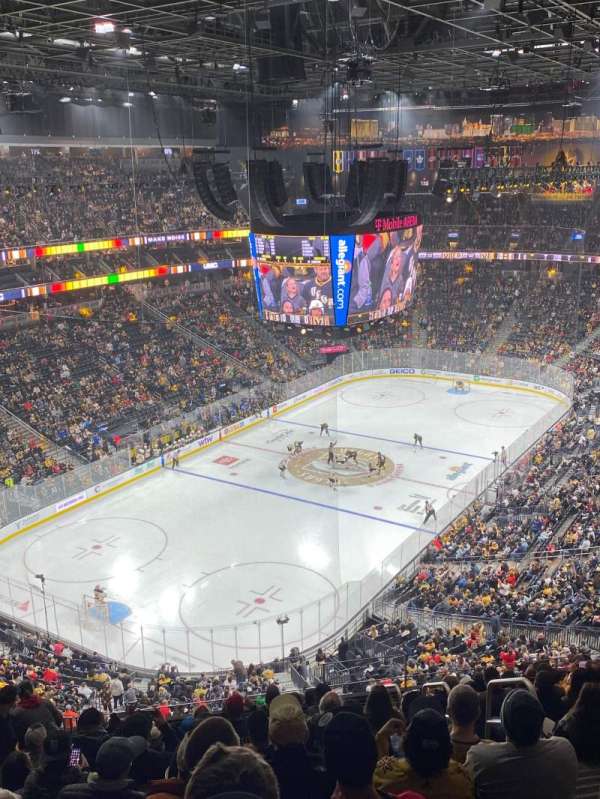 T-Mobile Arena, section: 217, row: M, seat: 15