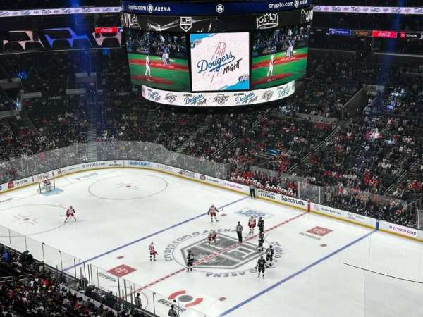 Crypto.com Arena, section: 315, row: 7, seat: 2