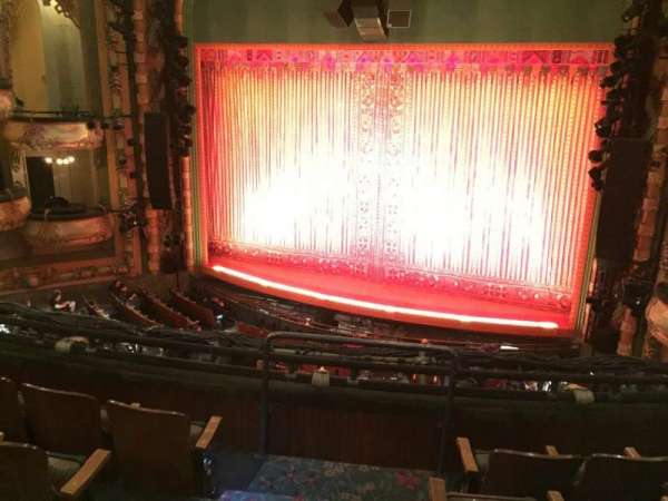 New Amsterdam Theatre, section: Mezzanine R, row: DD, seat: 4