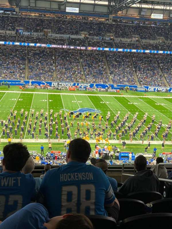 Ford Field, section: 206, row: 11, seat: 4