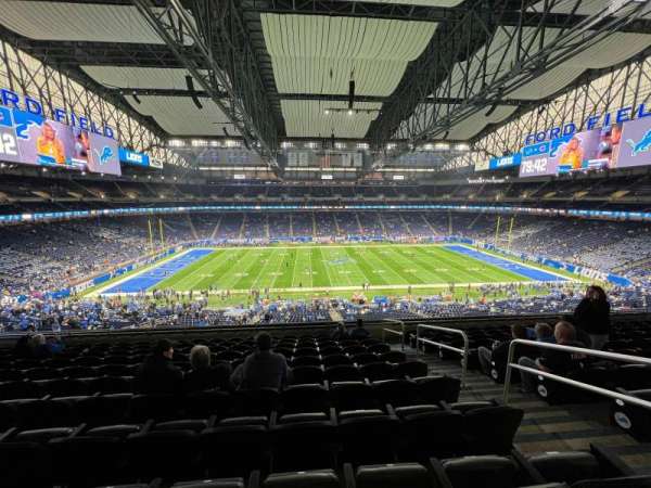 Ford Field, section: 206, row: 11, seat: 4