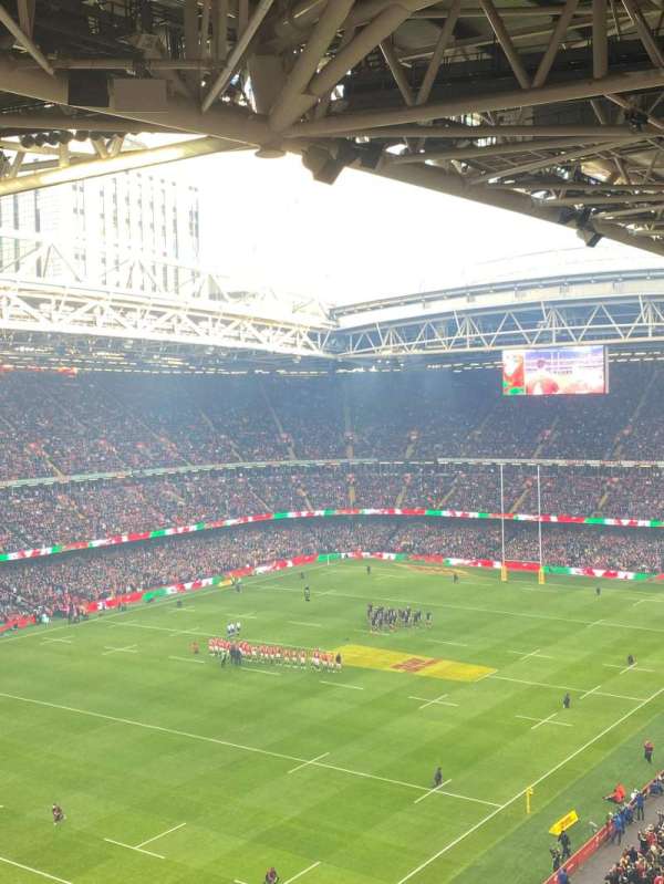 Principality Stadium, section: U36, row: 18, seat: 11