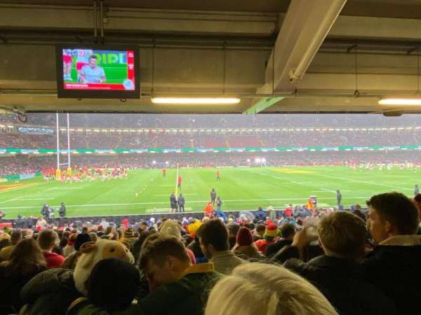 Principality Stadium, section: L11, row: 25, seat: 18