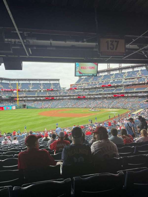 Citizens Bank Park, section: 137, row: 39, seat: 16