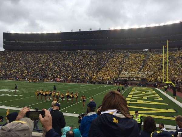 Michigan Stadium, section: 40, row: 6, seat: 10