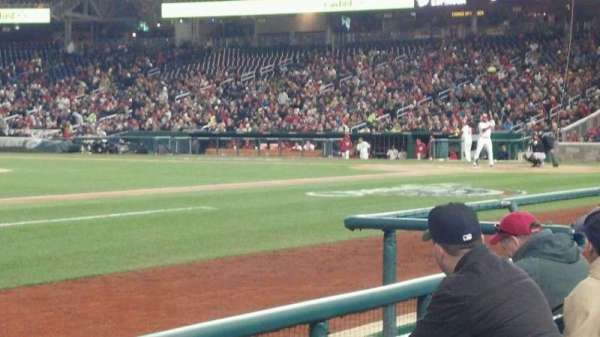 Nationals Park, section: 114, row: D, seat: 4