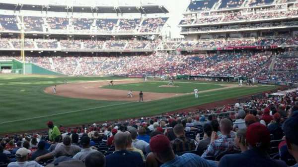 Nationals Park, section: 111, row: KK, seat: 8