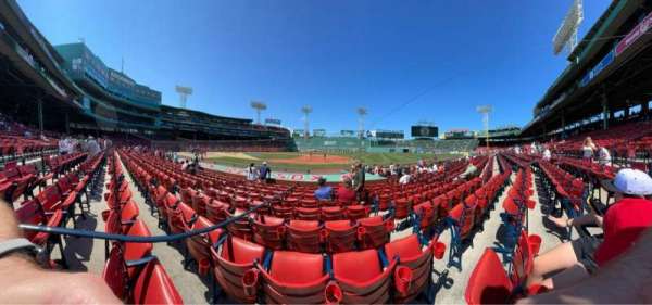 Fenway Park, section: Field Box 22, row: L, seat: 4