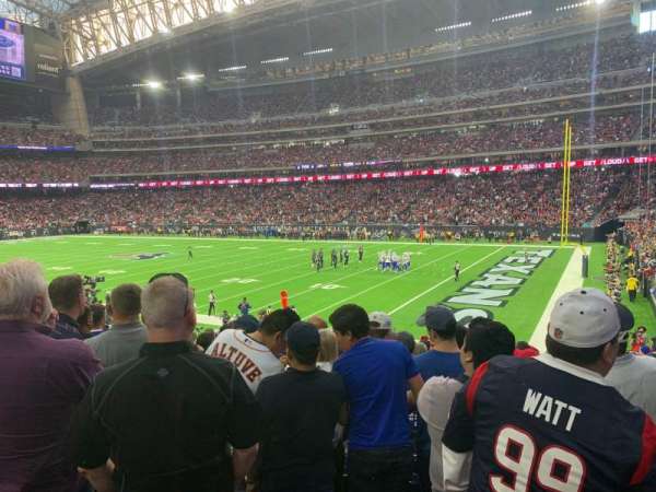 NRG Stadium, section: 122, row: X, seat: 1