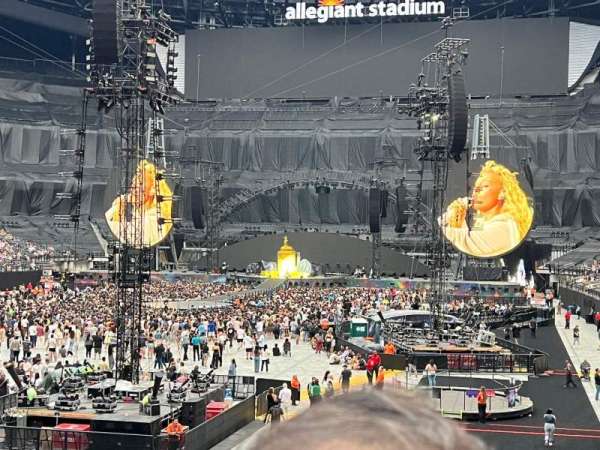 Allegiant Stadium, section: 143, row: 21, seat: 1