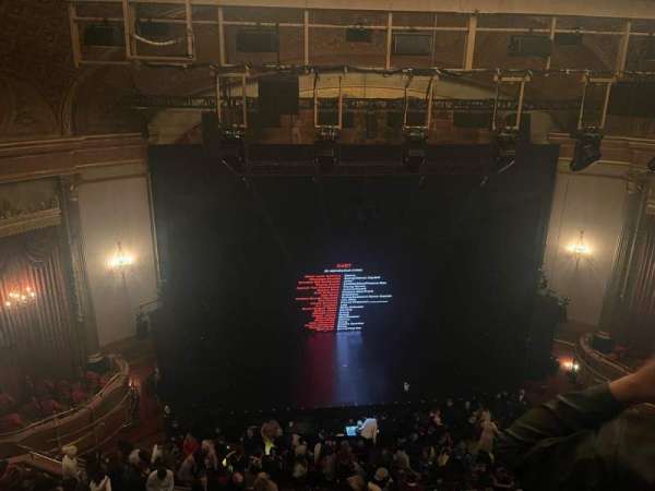 St. James Theatre, section: Balcony C, row: B, seat: 114