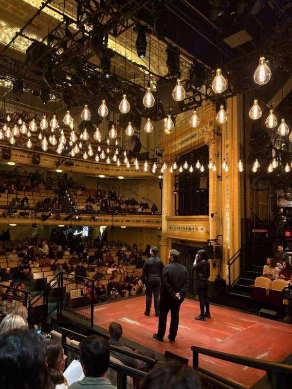 Hudson Theatre, section: Stage, row: EE, seat: 16