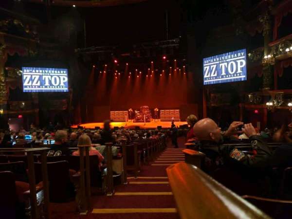 The Venetian Theatre, section: 4, row: FF, seat: 1