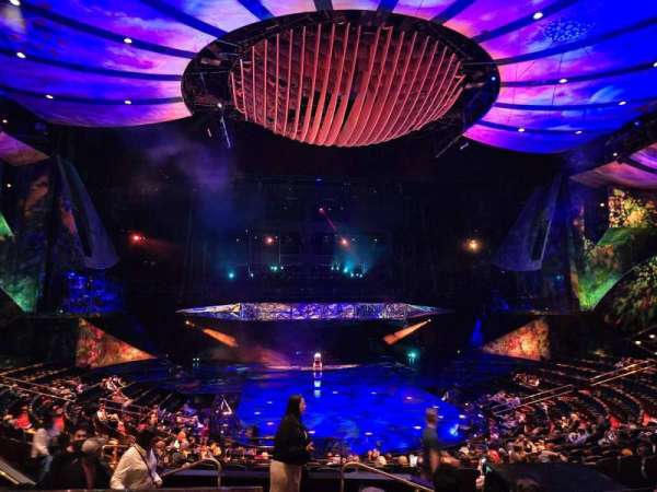 Mystère Theatre at Treasure Island, section: 203, row: EE, seat: 1