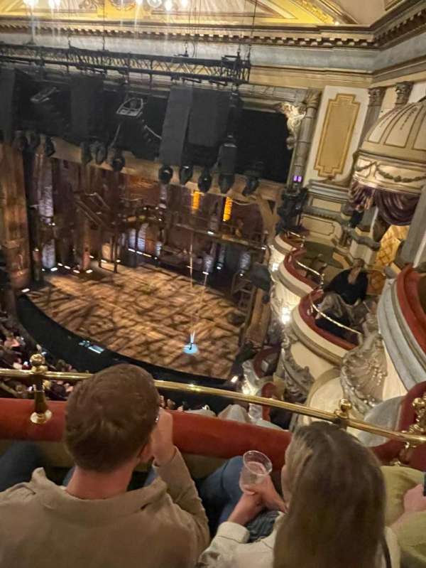 Victoria Palace Theatre, section: Grand Circle, row: B, seat: 2