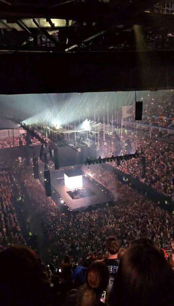 The O2, London, section: 410, row: S, seat: 676