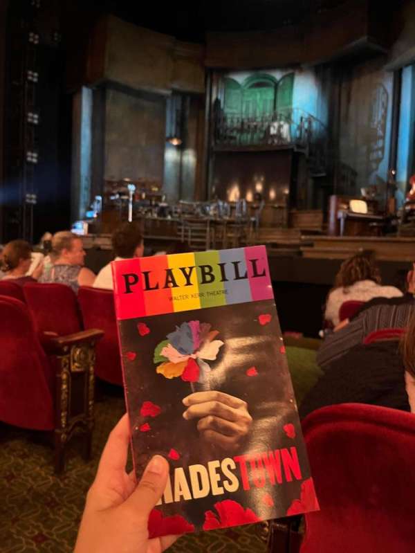 Walter Kerr Theatre, section: Orchestra R, row: H, seat: 2