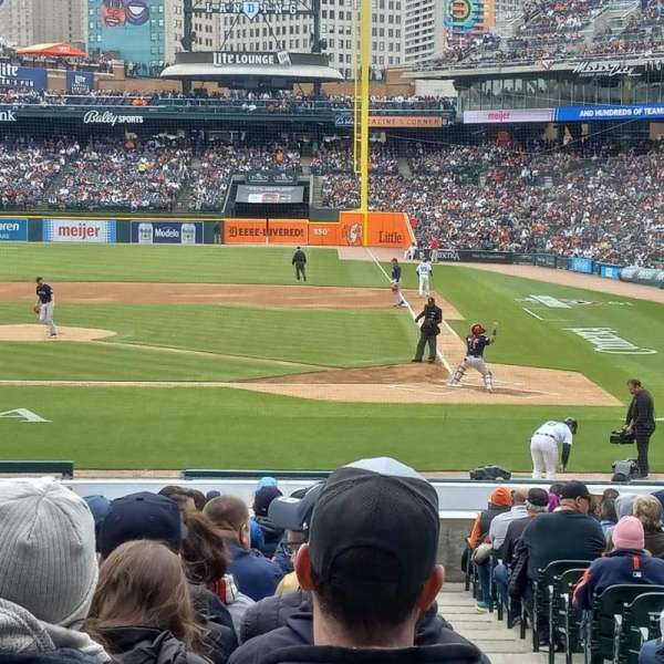 Comerica Park, section: 132, row: 29, seat: 1