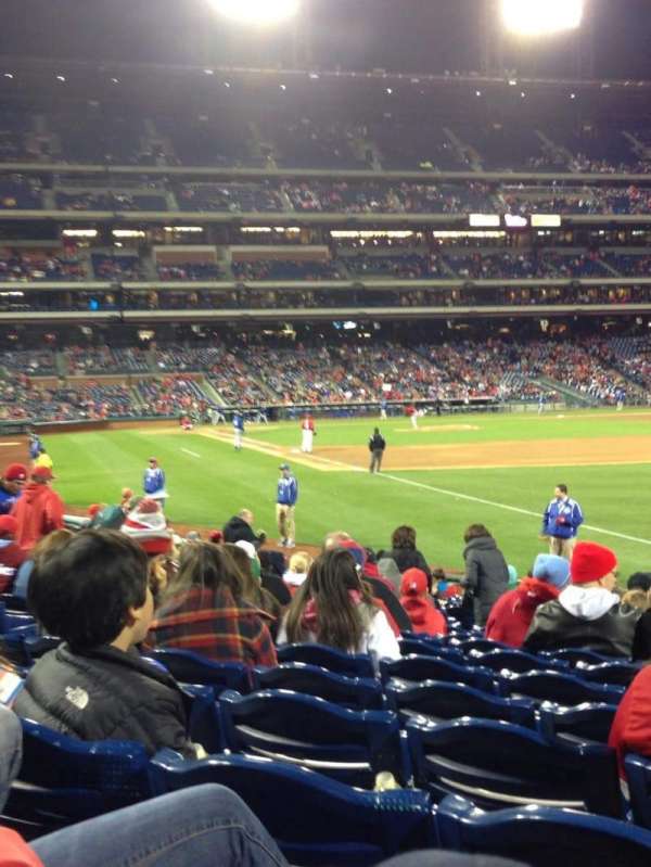 Citizens Bank Park, section: 109, row: 19, seat: 9