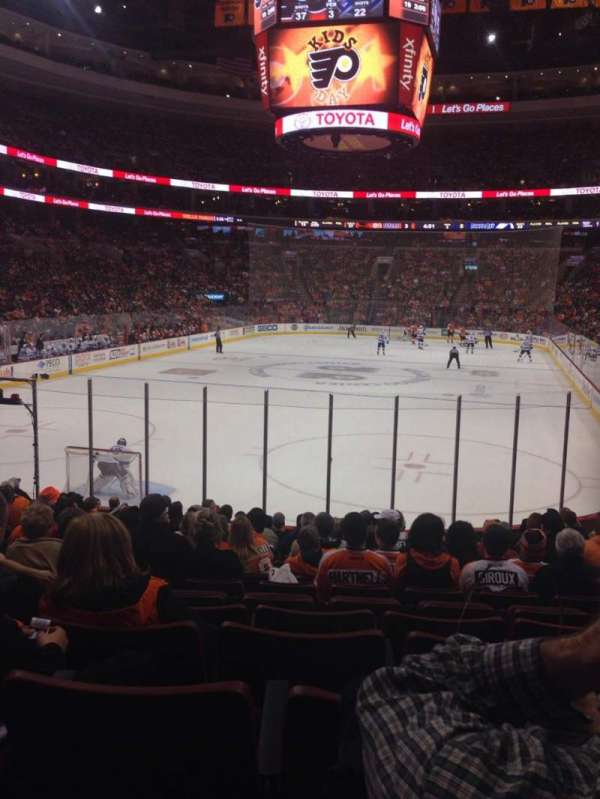 Xfinity Mobile Arena, section: 108, row: 15, seat: 12