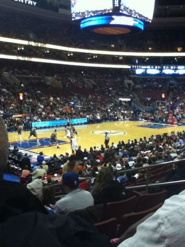 Xfinity Mobile Arena, section: 110, row: 17, seat: 14