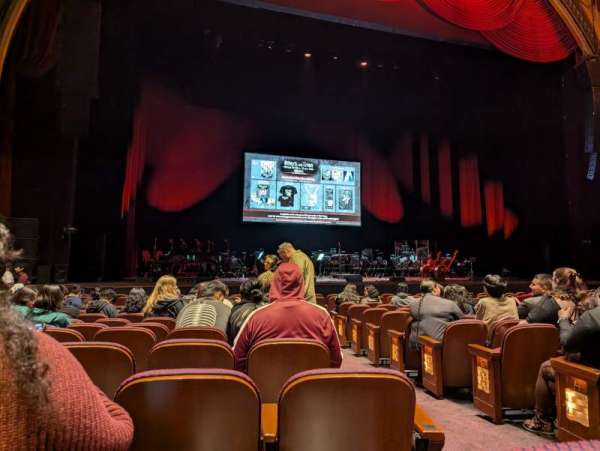 Dolby Theatre, section: Orchestra L, row: L, seat: 2