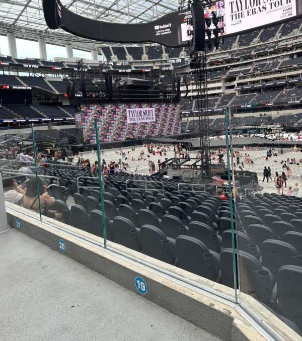 sofi stadium, section: C114, row: 18, seat: 18