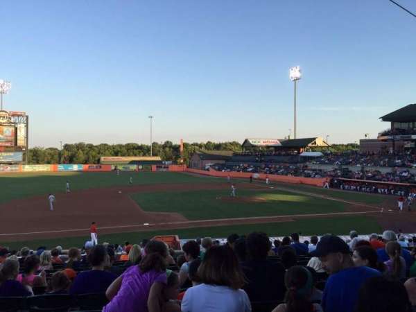 Ripken Stadium, section: 208, row: M, seat: 16