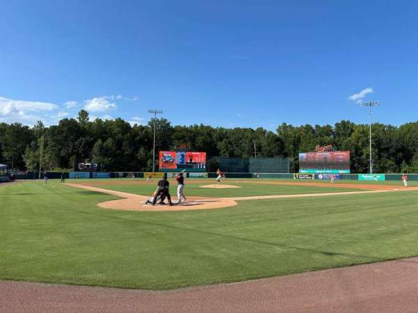 Prince George's Stadium, section: 103, row: A, seat: 1