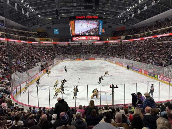 Giant Center, section: 126, row: P, seat: 6