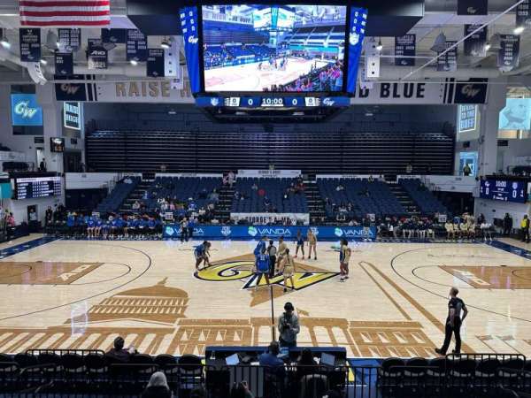 Charles E. Smith Athletic Center, section: 111, row: H, seat: 7