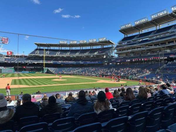 Nationals Park, section: 116, row: T, seat: 17