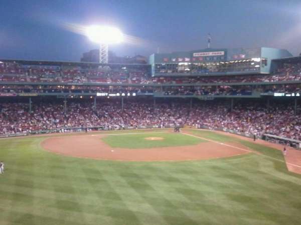 Fenway Park, section: Green Monster 7, row: 1, seat: 13