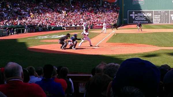 Fenway Park, section: Field Box 37, row: L, seat: 4