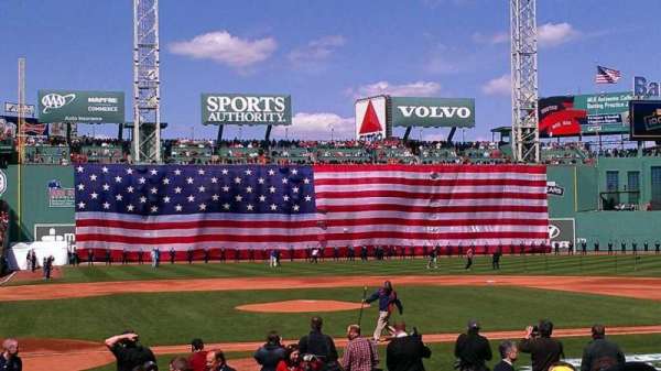 Fenway Park, section: Field Box 37, row: L, seat: 4