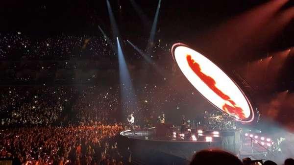 The O2, London, section: 112, row: J, seat: 387