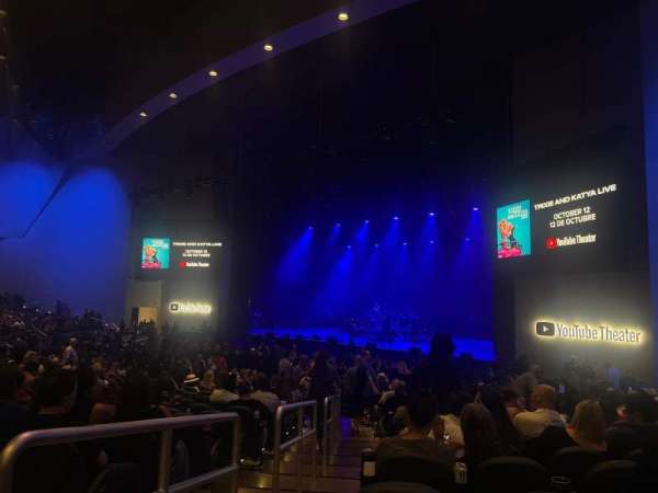 YouTube Theater, section: 105, row: S, seat: 1-2
