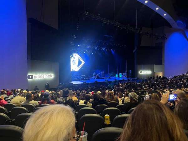 YouTube Theater, section: 101, row: S, seat: 21-24
