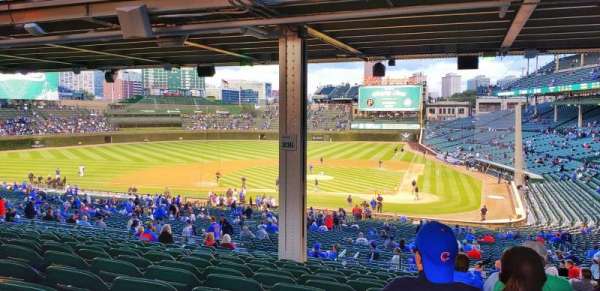 Wrigley Field, section: 214, row: 18, seat: 13