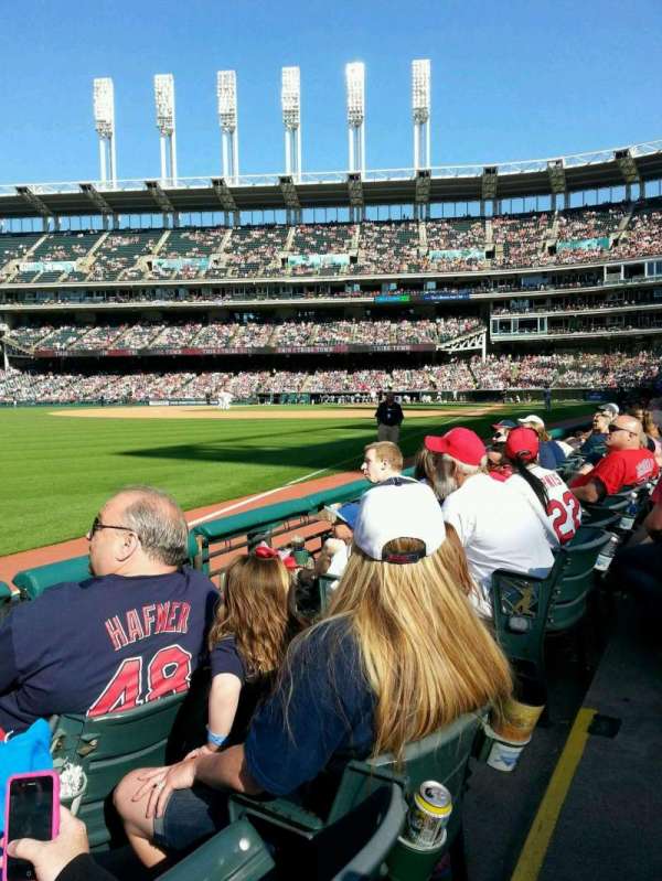 Progressive Field, section: 175, row: C, seat: 4
