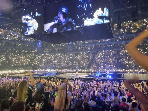 The O2, London, section: 112, row: H, seat: 363
