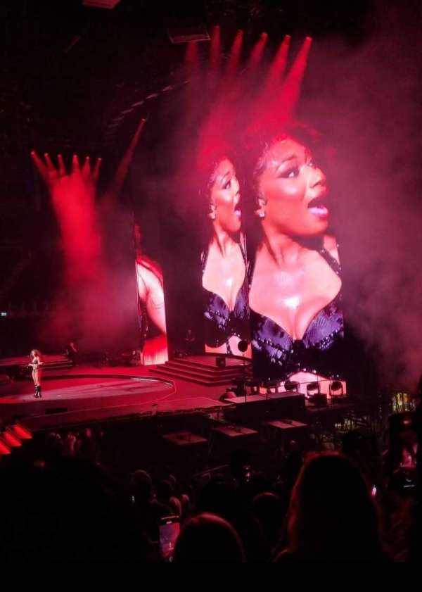 The O2, London, section: 112, row: N, seat: 385