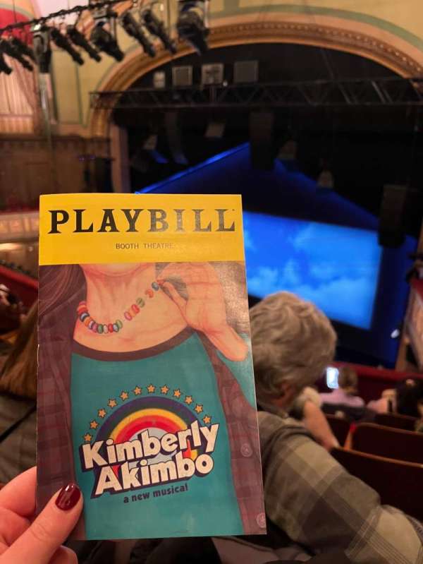 Booth Theatre, section: Mezzanine R, row: F, seat: 16
